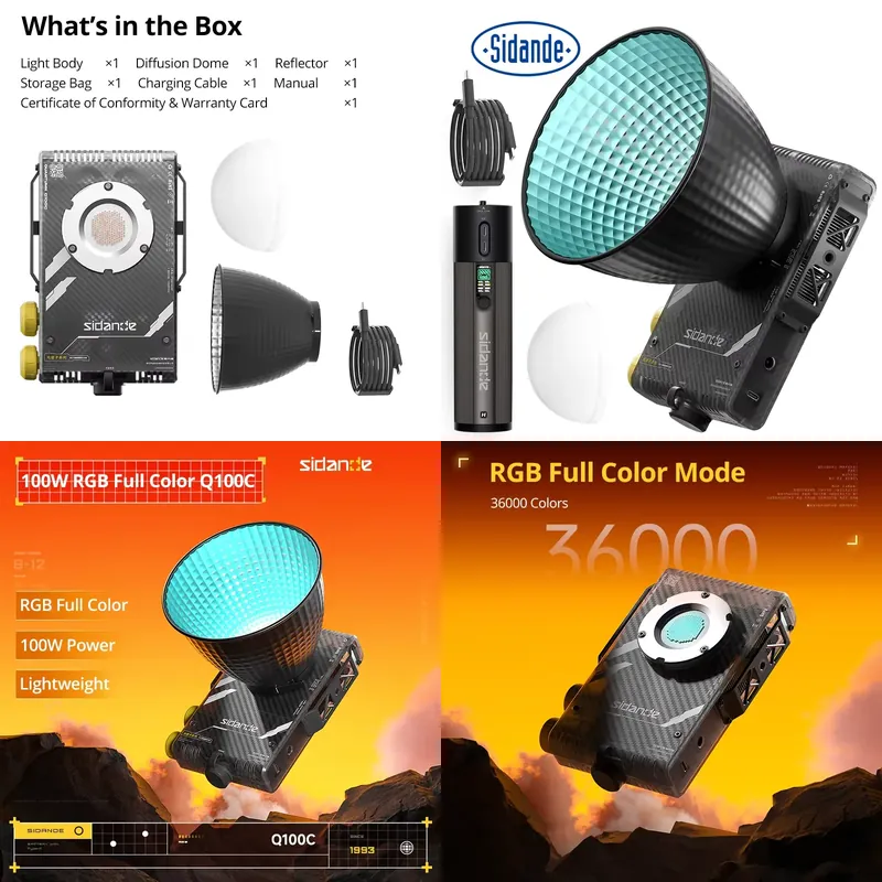 Photography Of Lighting - Lampe de remplissage optique portable professionnelle