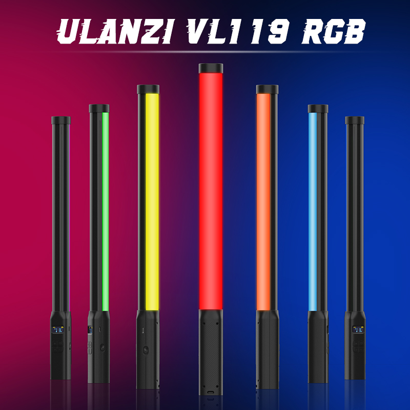 Photography Lighting System - Ulanzi VL119 bâton lumineux coloré RGB