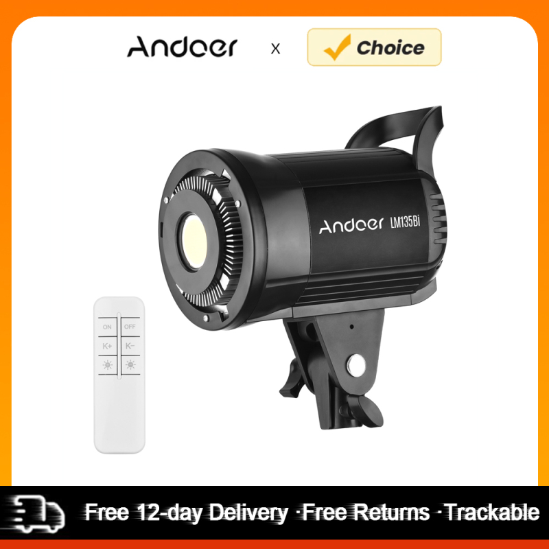 Photography Lighting System - Andoer LM135Bi Portable LED photographie lumière