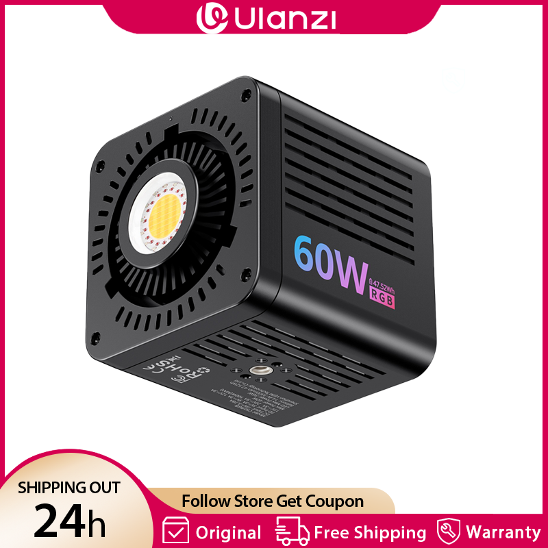 Photography Lighting System - Ulanzi C60 RGB Portable 60W COB