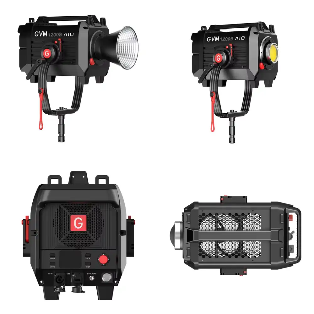 Photography Of Lighting - Projecteur vidéo LED COB bicolore GVM