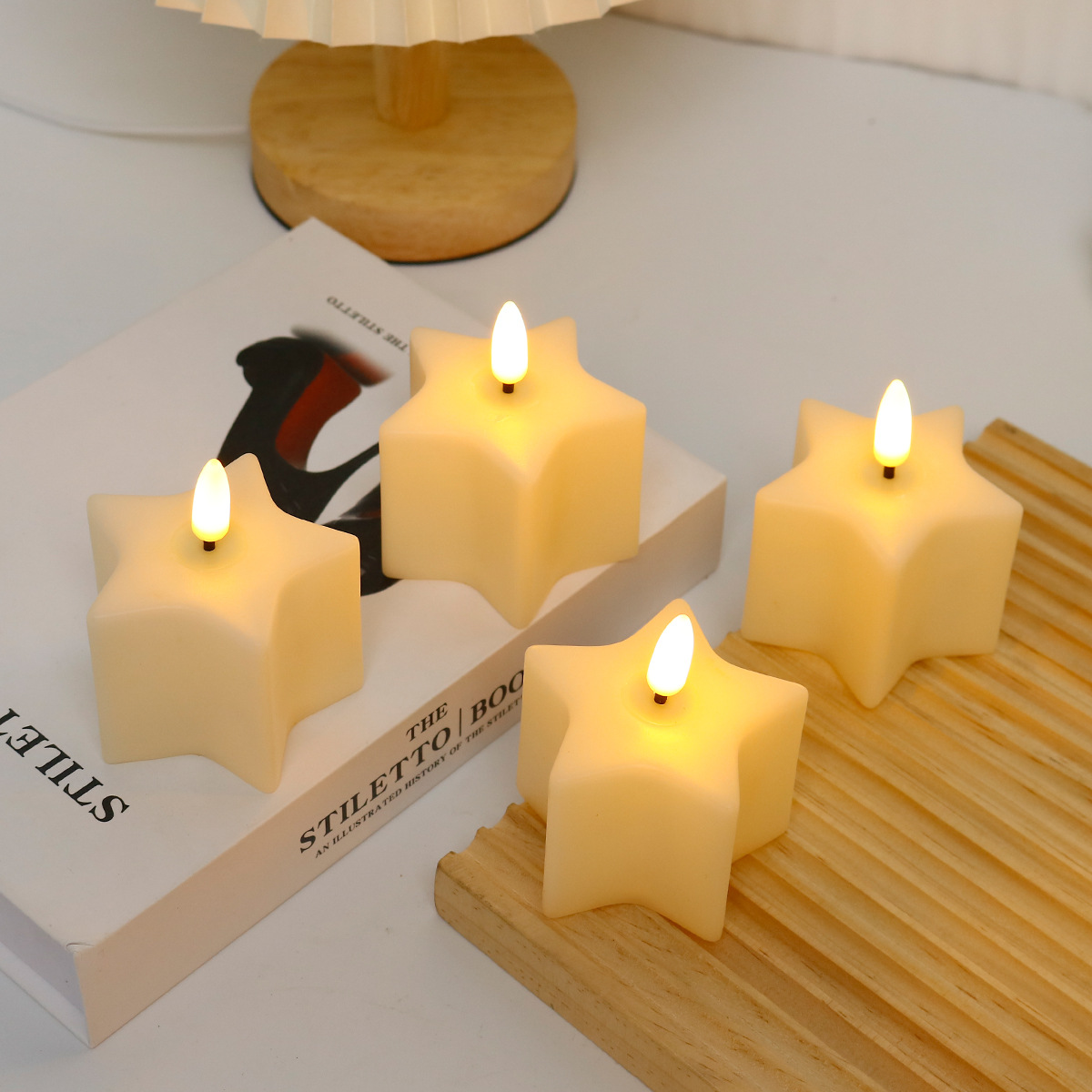 Bougie LED en forme de cube po - Photography Of Lighting avis et prix