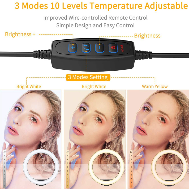 Anneau lumineux LED pour selfi - Photography Lighting Home avis et prix