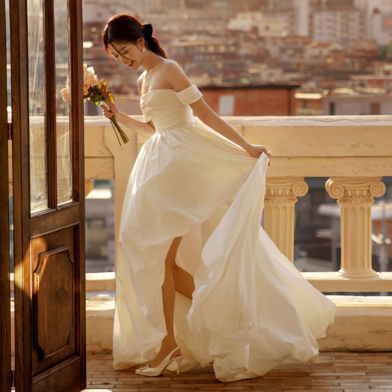 Robe de mariée simple à une ép - Photography Of Lighting avis et prix
