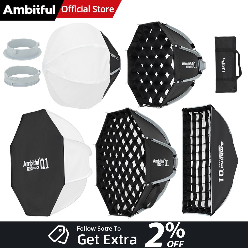 AMBITFUL Q1 Mini Bowens MiniGO - Beauty Dish 55Cm avis et prix