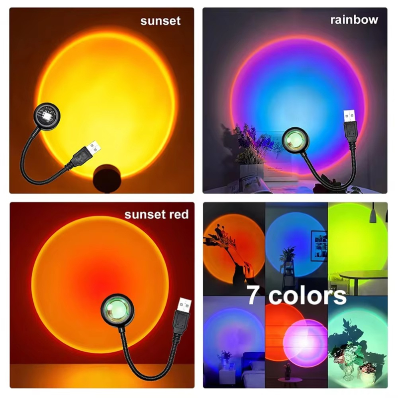 Lampe Coucher de Soleil LED 1- - Photography Lighting Home avis et prix