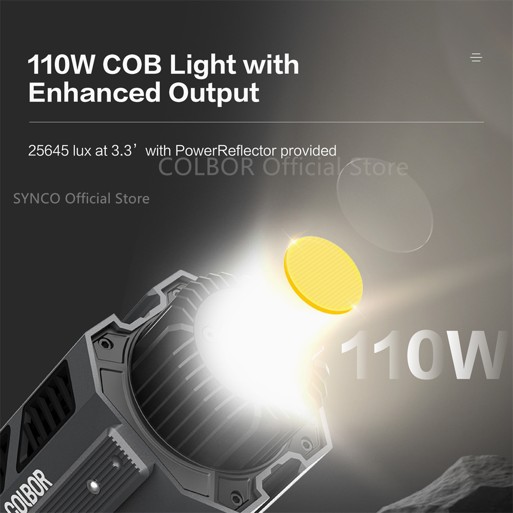 COLBOR-Lampe LED COB CL100X po - Photography Lighting System avis et prix