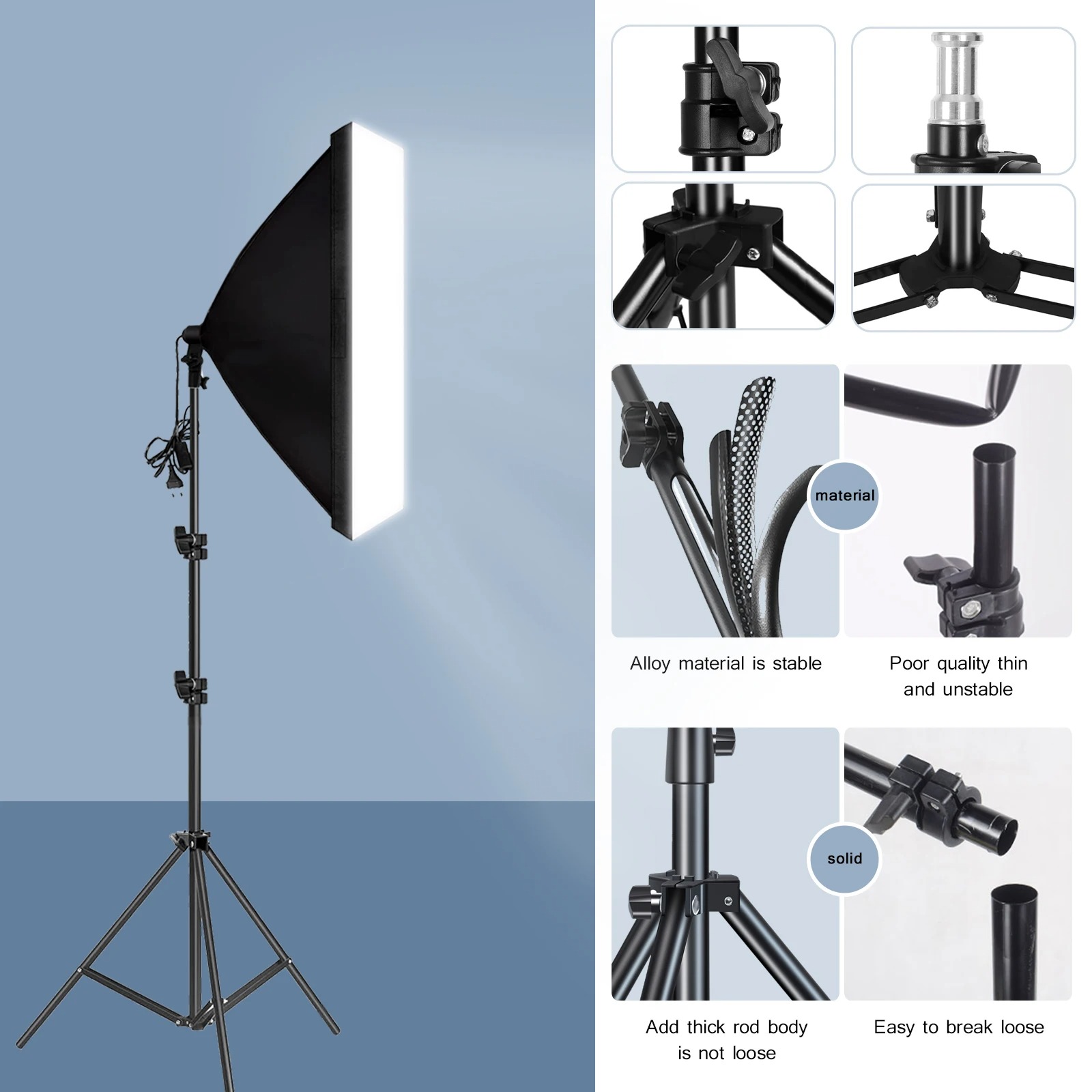 Boîte à lumière pour photograp - Photography Lighting System avis et prix
