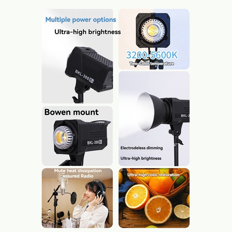Lumière vidéo Bi LED 300W, écl - Photography Lighting System avis et prix